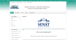 Desktop Screenshot of konference.ncbi.cz
